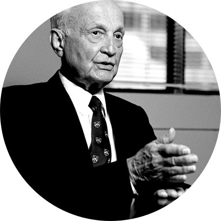 Sir John Templeton giving speech