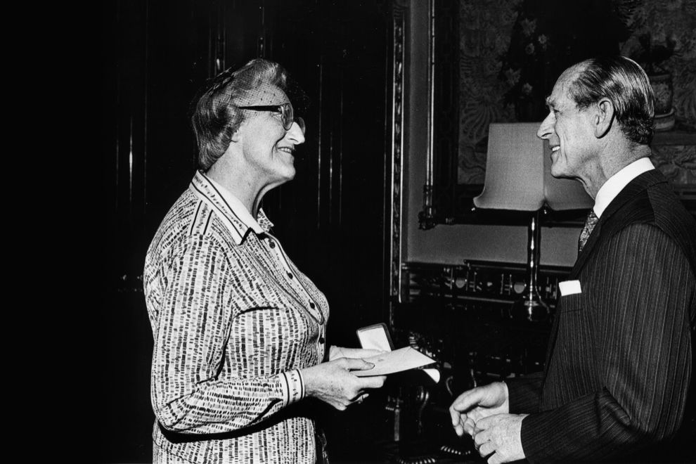 Dame Cecily Saunders at the Templeton Prize Ceremony