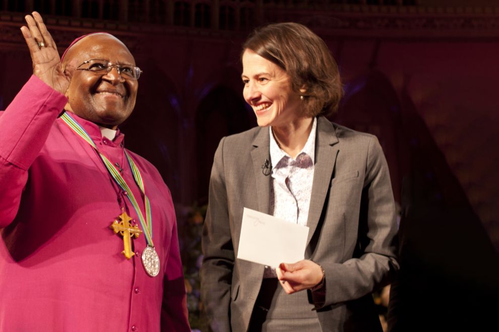 Archbishop Desmond Tutu at the Templeton Prize Ceremony